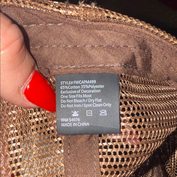 Buckle Brown and Cream Trucker Hat - Picture 4 of 7